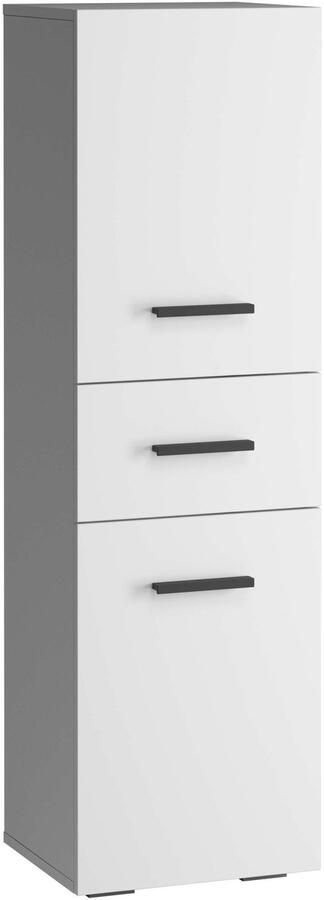 INOSIGN Halfhoge kast Skara verstelbare planken achter elke deur breedte 38 cm hoogte 130 cm - Foto 8