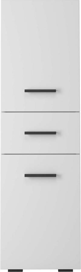 INOSIGN Halfhoge kast Skara verstelbare planken achter elke deur breedte 38 cm hoogte 130 cm - Foto 5