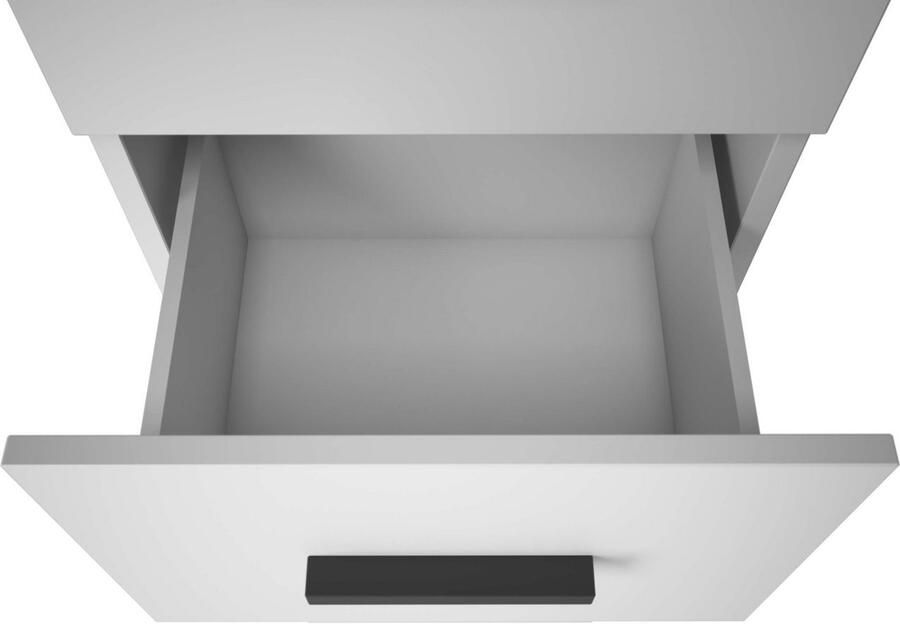 INOSIGN Halfhoge kast Skara verstelbare planken achter elke deur breedte 38 cm hoogte 130 cm - Foto 2