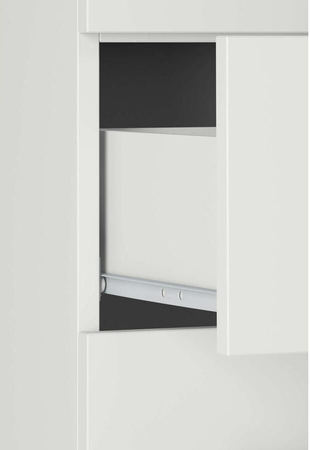 INOSIGN Halfhoge kast Skara verstelbare planken achter elke deur breedte 38 cm hoogte 130 cm - Foto 3