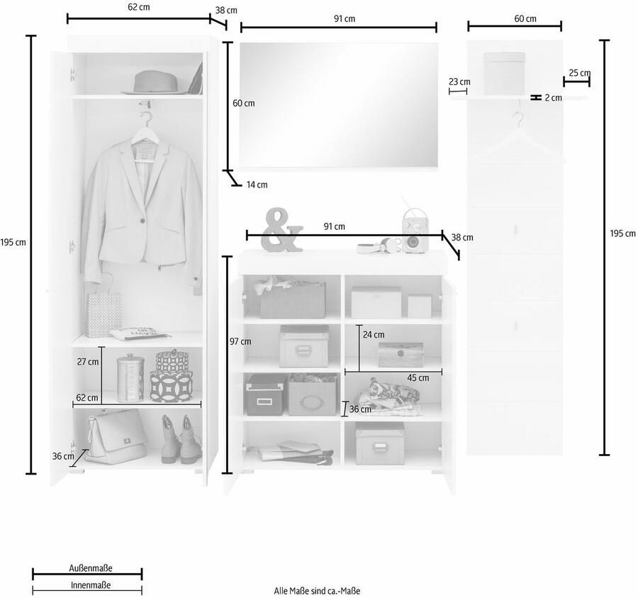 INOSIGN Halmeubelset Avena (set 4-delig) - Foto 2