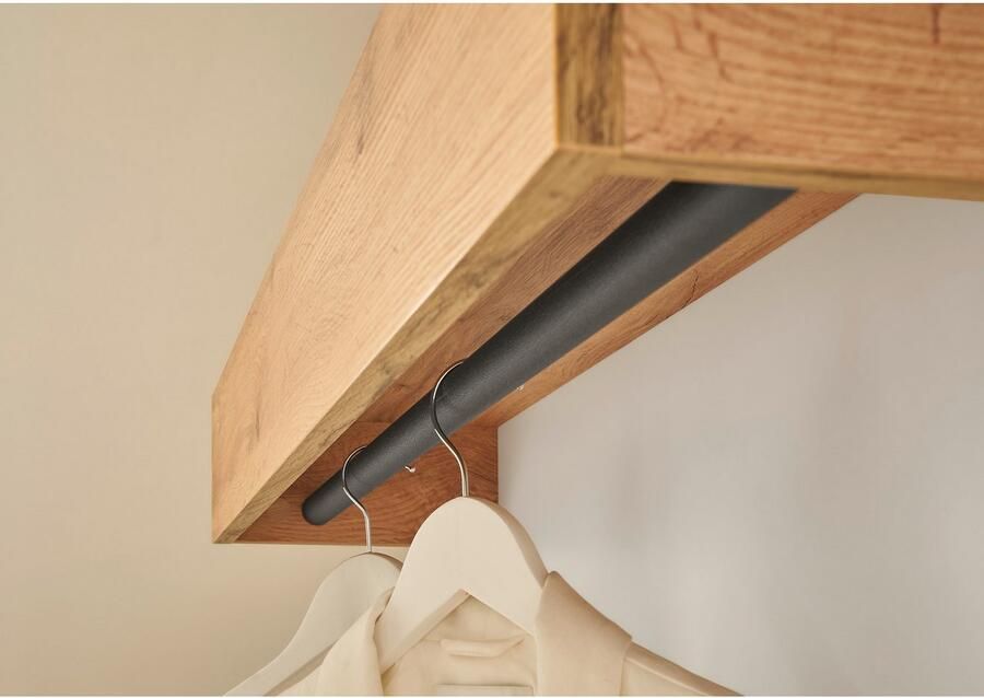 INOSIGN Halmeubelset GIRON CiTY moderne garderobe complete set met veel opbergruimte bevat commode spiegel paneel & schoenenbank + zitkussen 190 cm breed (complete set 4-delig) - Foto 12