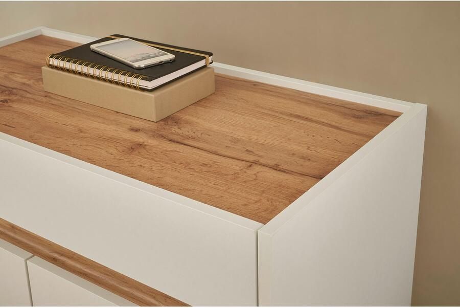 INOSIGN Halmeubelset GIRON CiTY moderne garderobe complete set met veel opbergruimte bevat commode spiegel paneel & schoenenbank + zitkussen 190 cm breed (complete set 4-delig) - Foto 13