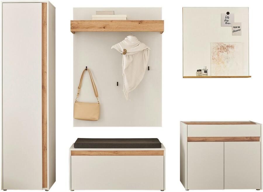 INOSIGN Halmeubelset GIRON CiTY moderne garderobe complete set met veel opbergruimte (complete set 5 stuks) - Foto 17