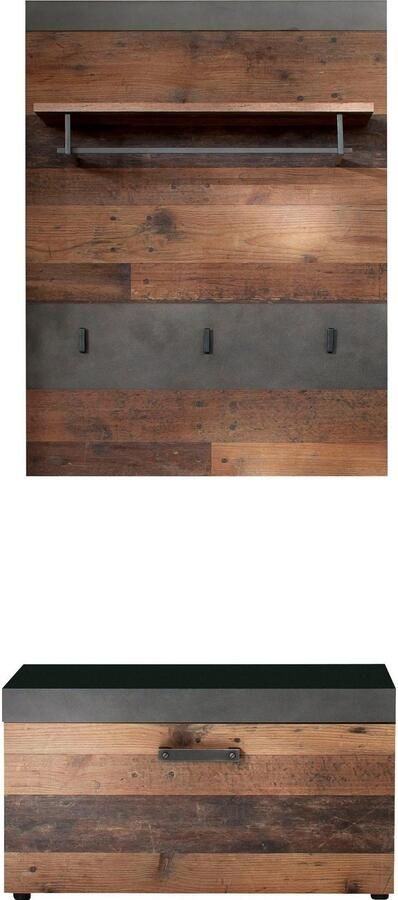 INOSIGN Halmeubelset Ilana moderne industriële stijl (set 2-delig) - Foto 7