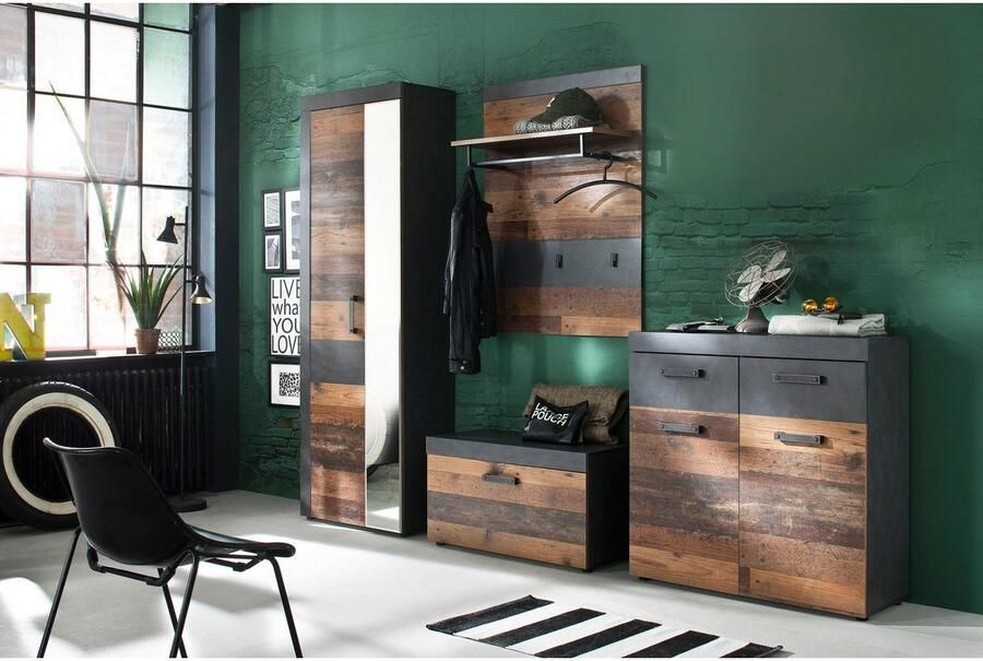 INOSIGN Halmeubelset Ilana moderne industriële stijl (set 4-delig) - Foto 7