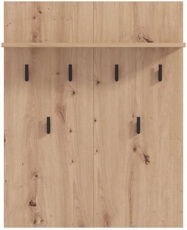 INOSIGN Halmeubelset Landes halmeubelen breedte 189 cm in artisan eik met strepen (set 5-st) incl. 2 kasten zitbank garderobe paneel en spiegel (complete set 5 stuks) - Foto 9