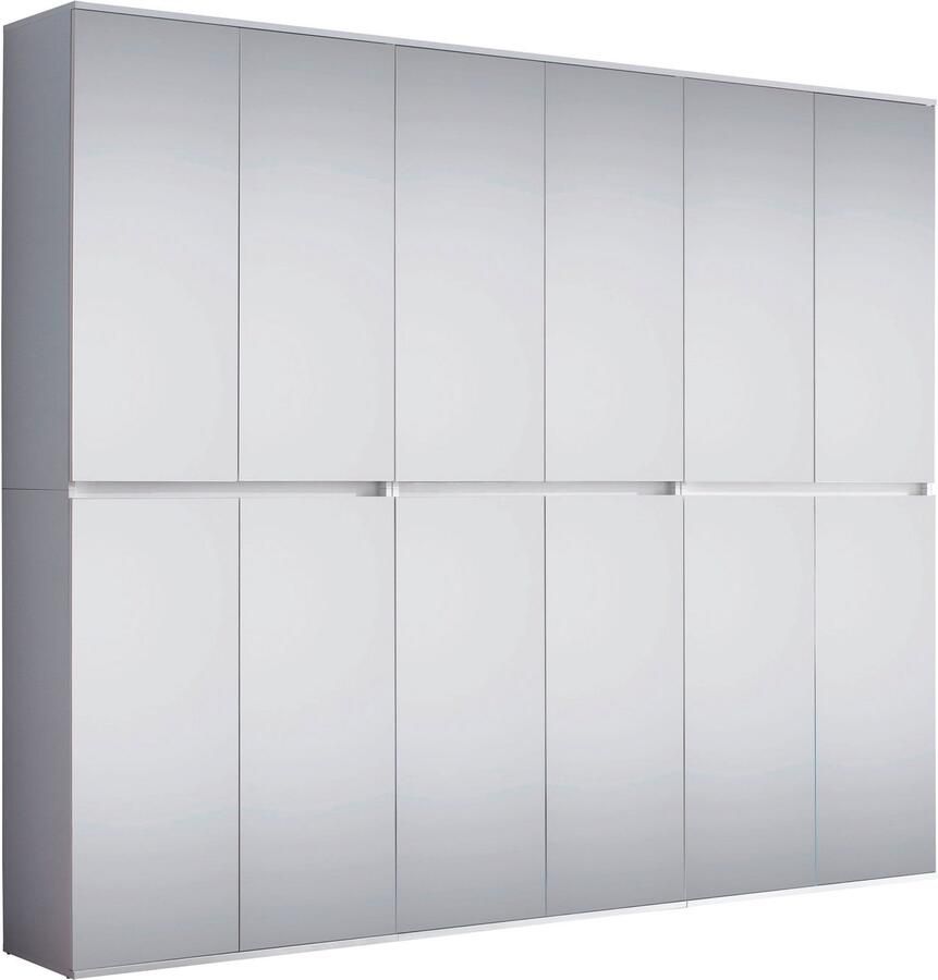 INOSIGN Halmeubelset Malcesine 3 multifunctionele kasten met spiegelglasfronten (b d h) 222 34 191 cm (3-delig)