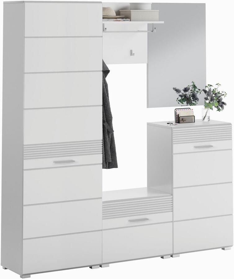 INOSIGN Halmeubelset Malmö Breedte 170 cm MDF Front met groeffrezing 5-delig bestaande uit: (5 stuks) - Foto 6