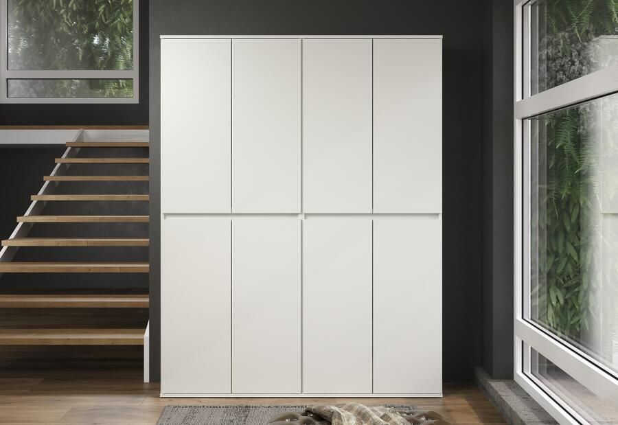 INOSIGN Halmeubelset NOVARA Garderobekasten met in totaal 16 vakken (B D H) 148 34 191 cm (complete set 2-delig) - Foto 6