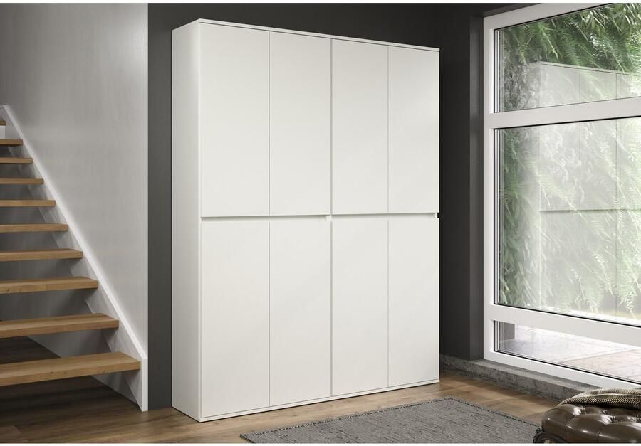 INOSIGN Halmeubelset NOVARA Garderobekasten met in totaal 16 vakken (B D H) 148 34 191 cm (complete set 2-delig) - Foto 4