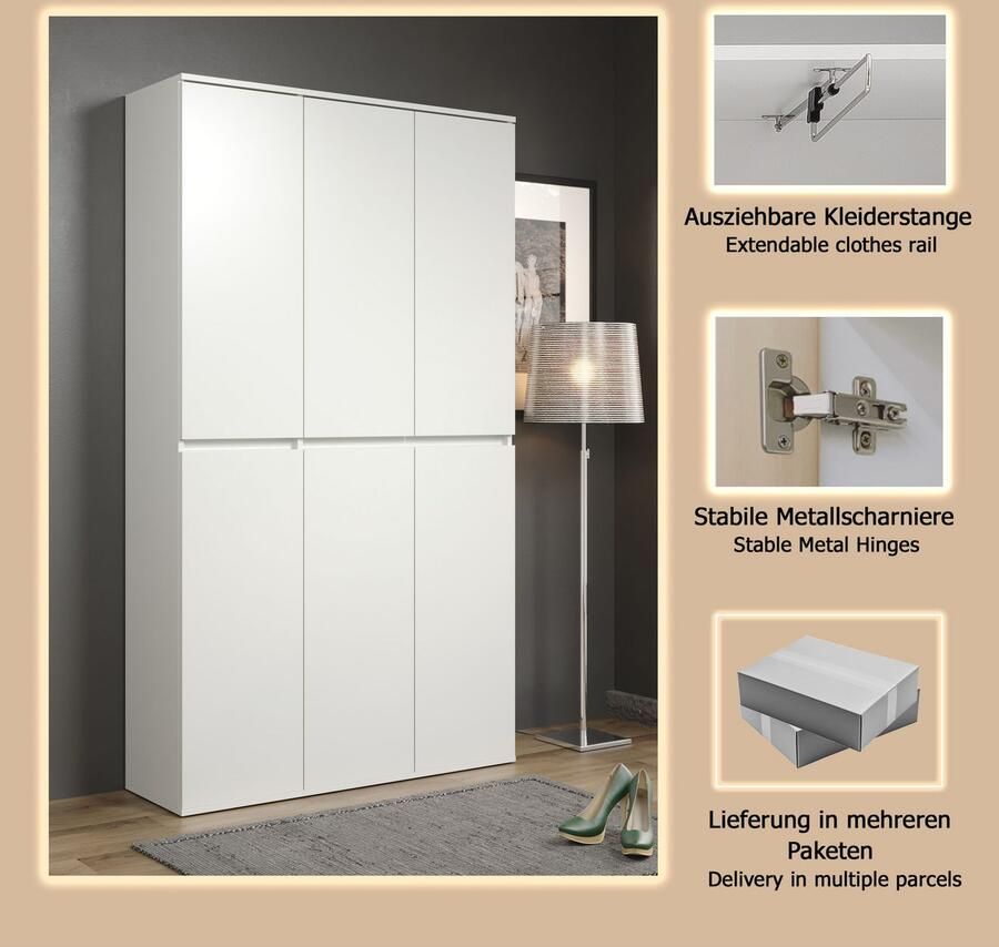 INOSIGN Halmeubelset NOVARA Multifunctionele kast 2 enkele kasten: 1x breedte 37cm 1x breedte 74 cm - Foto 7