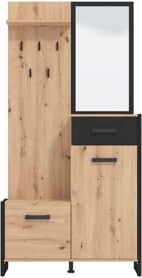 INOSIGN Halmeubelset Oleron compacte garderobe halgarderobe dielenkast (complete set) - Foto 4