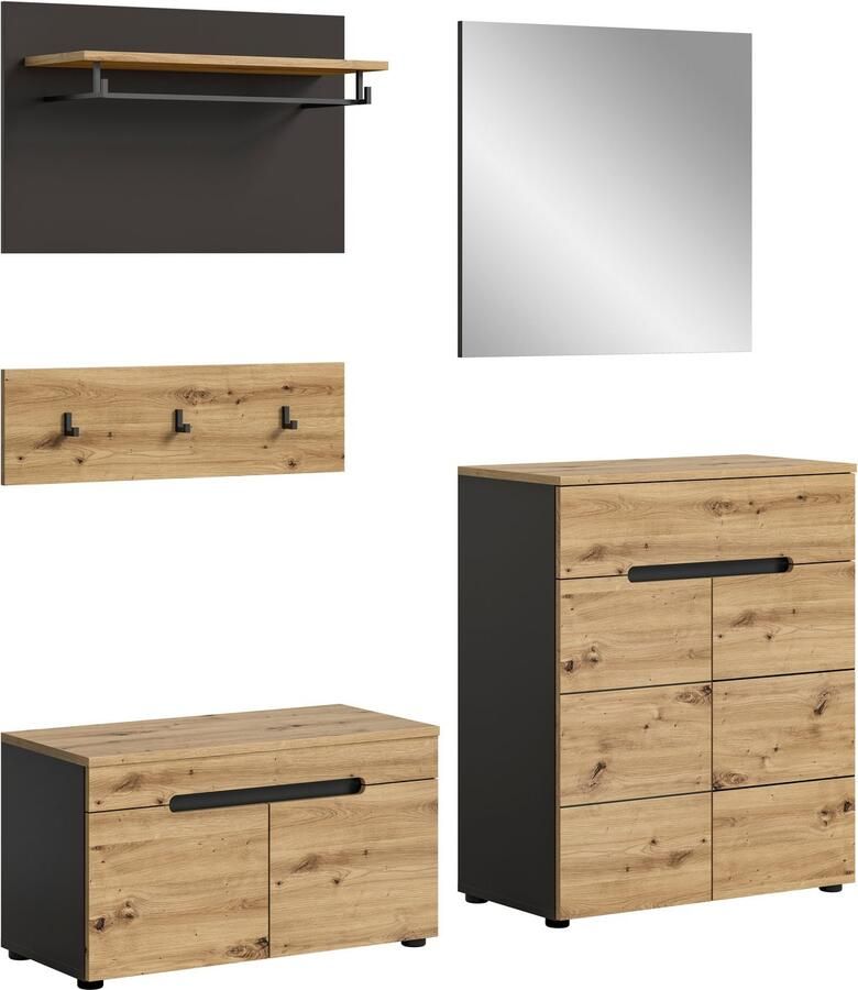 INOSIGN Halmeubelset REHAT TOPSELLER! 5-delig breedte 175cm individueel plaatsbaar (set 4 stuks) - Foto 12