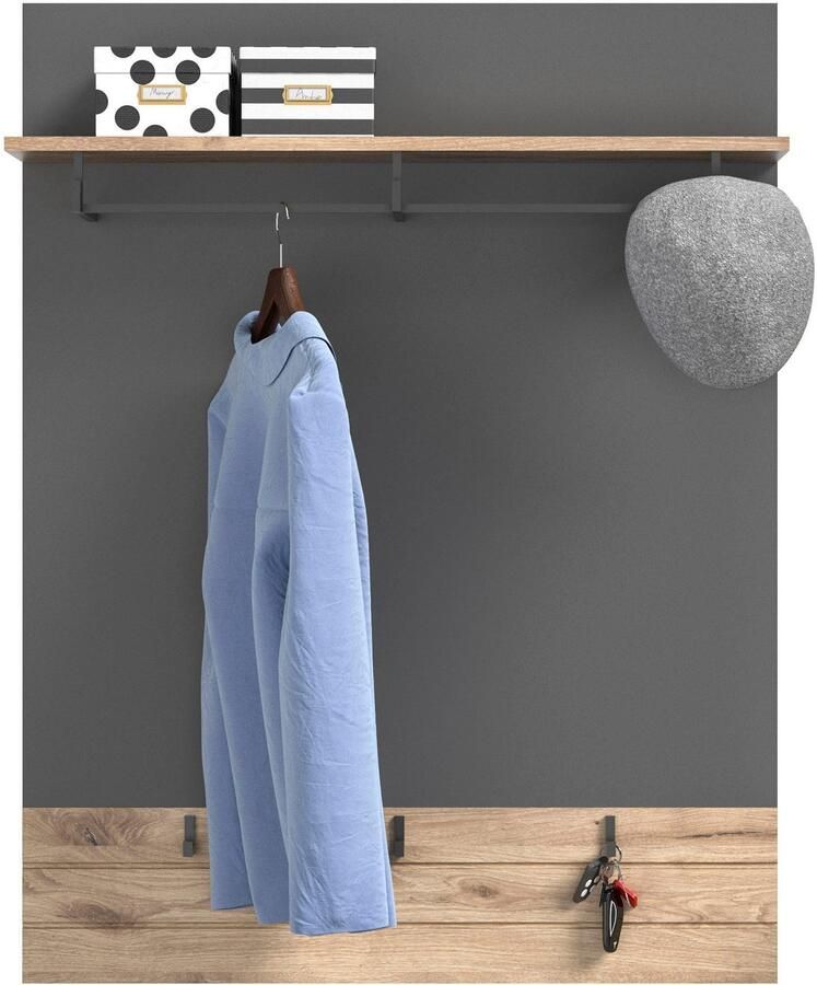 INOSIGN Halmeubelset Riga Breedte 195 cm hoogwaardige groeffrezing 4-delig bestaande uit: (set 4-delig) - Foto 6