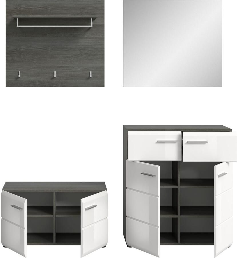 INOSIGN Halmeubelset Rumba 4-delig Breedte 175 cm Hoogglans Front bestaand uit: (4-delig) - Foto 10