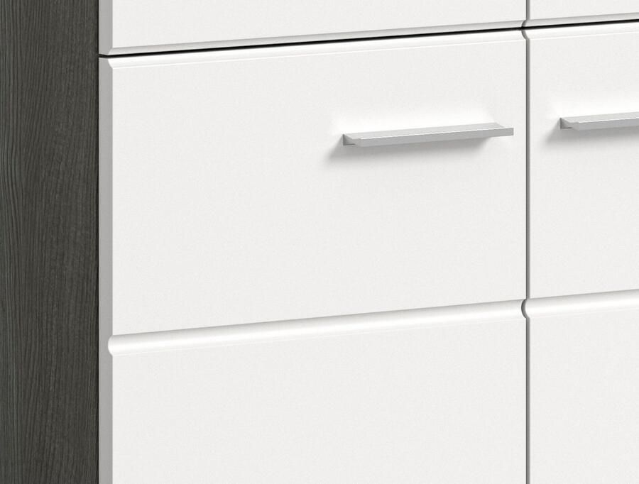 INOSIGN Halmeubelset Rumba 5-delig Breedte 250 cm Hoogglans Front bestaand uit: Garderobekast schoenenbank garderobepaneel schoenenkast spiegel (5 stuks) - Foto 9