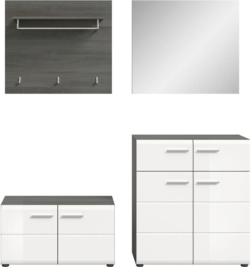 INOSIGN Halmeubelset Rumba 4-delig Breedte 175 cm Hoogglans Front bestaand uit: (4-delig) - Foto 9