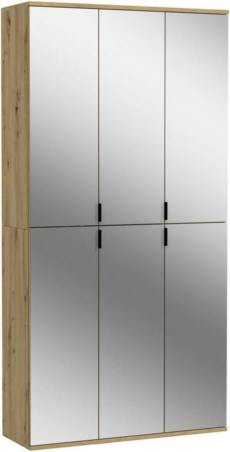 INOSIGN Halmeubelset Trondheim 91 cm bestaande uit 2 Kasten 6 Spiegelduren 15 Vakken (set 2-delig) - Foto 4