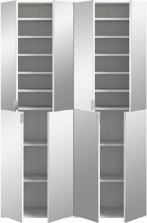 INOSIGN Halmeubelset Trondheim Breedte 122 cm bestaande uit 2 Kasten 8 Deuren 18 Vakken (set 2-delig) - Foto 13