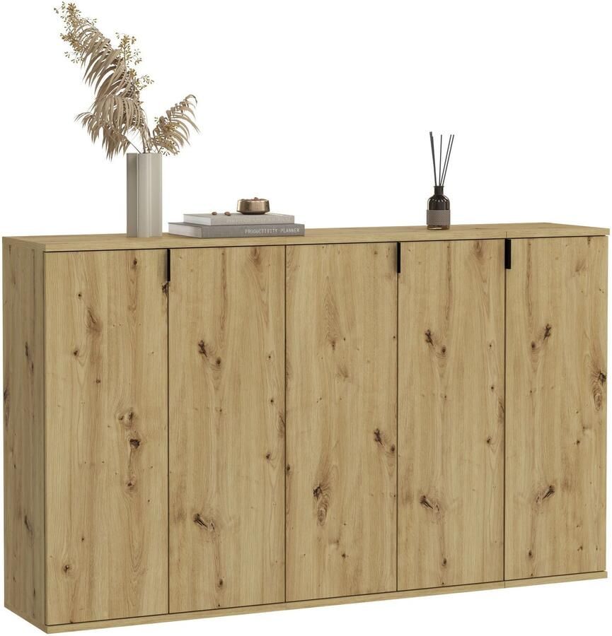 INOSIGN Halmeubelset Trondheim Breedte 152 cm bestaande uit 3 Kommoden 5 Deuren 16 Vakken (set 3-delig)