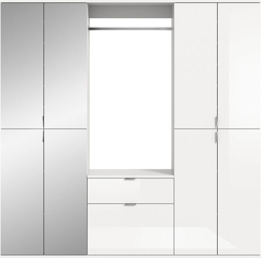 INOSIGN Halmeubelset Trondheim Breedte 183 cm 5-delig bestaande uit: 2x garderobekast 1 commode 1 kledingstang 1 legplank (set 4-delig) - Foto 4