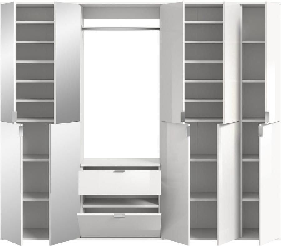 INOSIGN Halmeubelset Trondheim Breedte 183 cm 5-delig bestaande uit: 2x garderobekast 1 commode 1 kledingstang 1 legplank (set 4-delig) - Foto 8