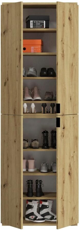 INOSIGN Halmeubelset Trondheim Breedte 212 cm 5-delig bestaande uit: 2x garderobekast 1 commode 1 kledingstang 1 legplank (set 4-delig) - Foto 7