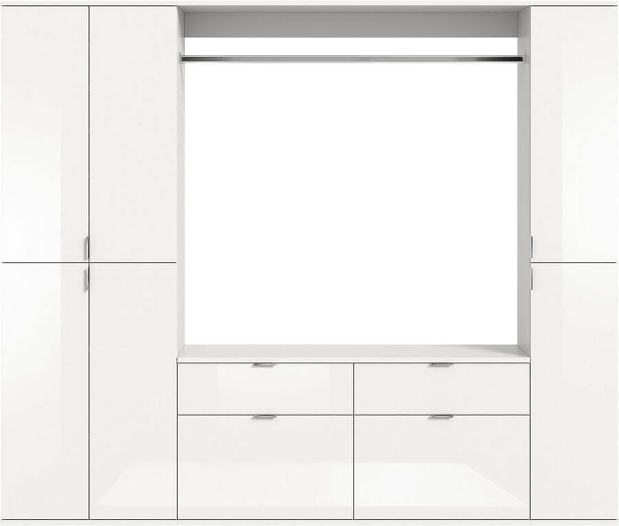 INOSIGN Halmeubelset Trondheim Breedte 212 cm 5-delig bestaande uit: 2x garderobekast 1 commode 1 kledingstang 1 legplank (set 4-delig) - Foto 9