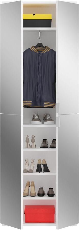 INOSIGN Halmeubelset Trondheim Breedte 213 cm 6-delig bestaande uit: 3x garderobekast 1 commode 1 kledingstang 1 legplank (set 5 stuks) - Foto 3