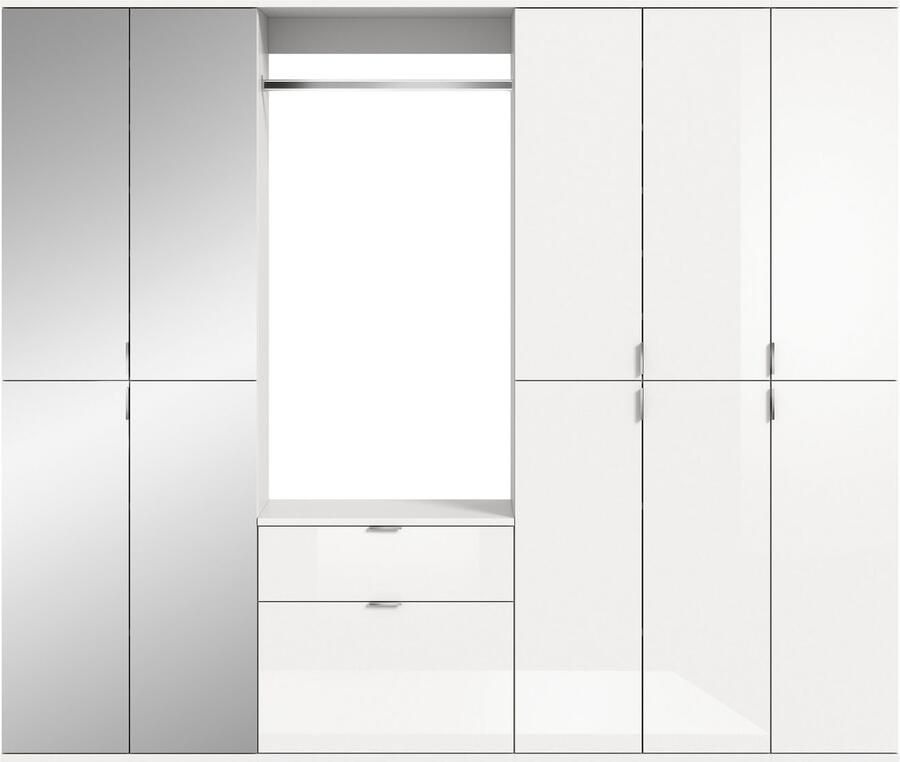 INOSIGN Halmeubelset Trondheim Breedte 213 cm 6-delig bestaande uit: 3x garderobekast 1 commode 1 kledingstang 1 legplank (set 5 stuks) - Foto 9