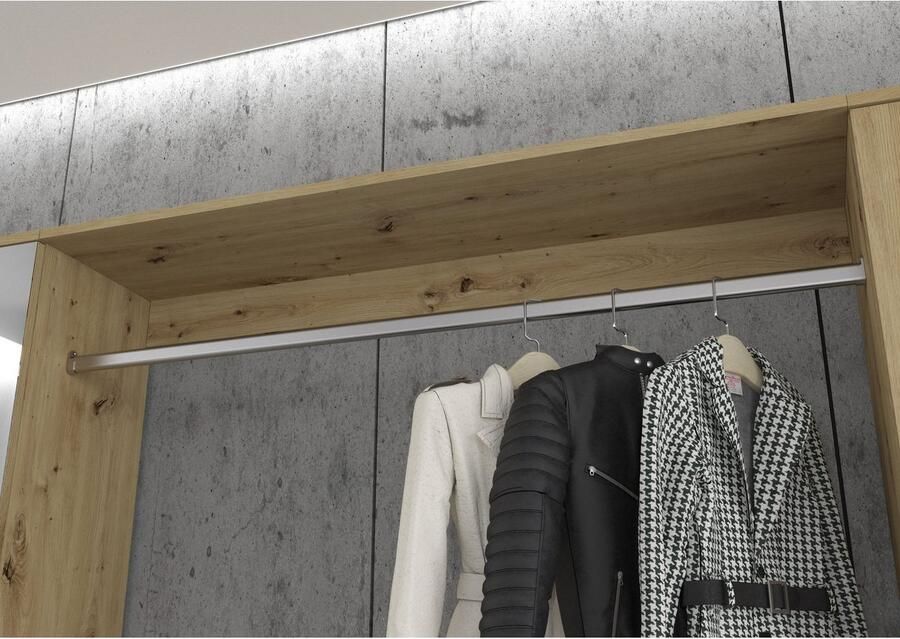 INOSIGN Halmeubelset Trondheim Breedte 273 cm 6-delig bestaande uit: 3x garderobekast 1 commode 1 kledingstang 1 legplank (set 5 stuks) - Foto 3