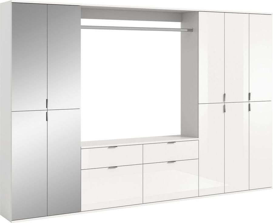 INOSIGN Halmeubelset Trondheim Breedte 273 cm 6-delig bestaande uit: 3x garderobekast 1 commode 1 kledingstang 1 legplank (set 5 stuks) - Foto 8