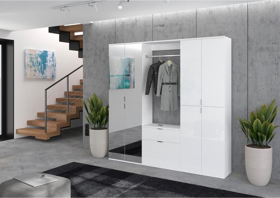 INOSIGN Halmeubelset Trondheim Breedte 60 cm bestaande uit 2 Kasten 4 Deuren 6 Vakken (set 2-delig) - Foto 4