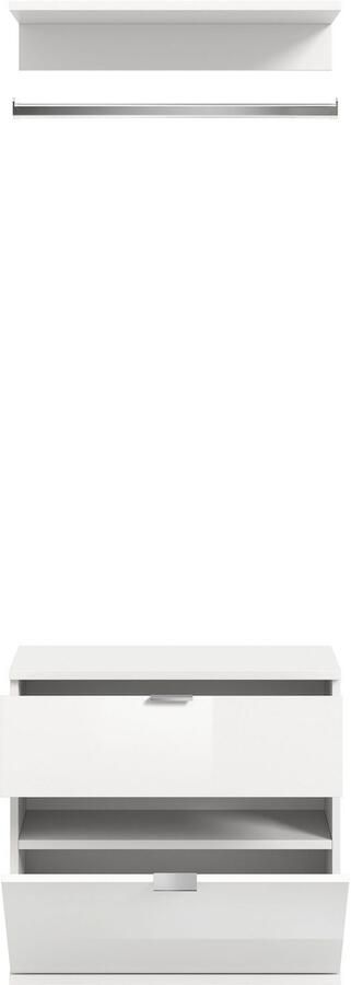 INOSIGN Halmeubelset Trondheim Breedte 61 cm bestaande uit Commode Kledingstang & Plank (3-delig) - Foto 13