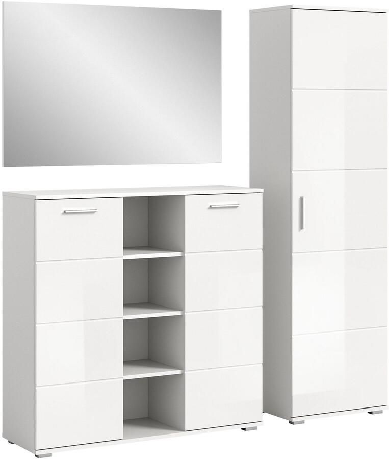 INOSIGN Halmeubelset Valge Breedte 180 cm inclusief 15 cm typeafstand 3-delig Set bestaande uit: (3 stuks) - Foto 3
