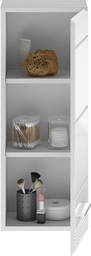 INOSIGN Hangend kastje Malmö breedte 30 cm 1 deur (verwisselbare deurstop) 2 planken in verschillende kleuren verkrijgbaar badkamermeubels badkamerkast kast badkamer - Foto 8