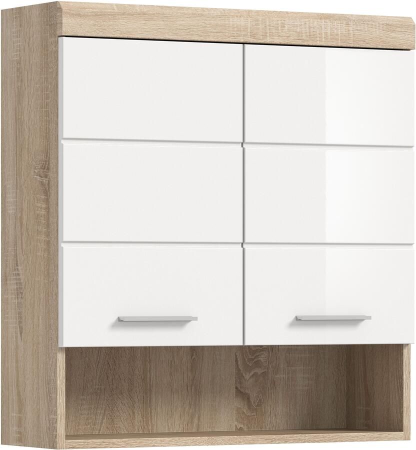 INOSIGN Hangend kastje Siena breedte 74 cm 2 deuren 1 open vak MDF-front in verschillende kleuren verkrijgbaar badkamermeubels badkamerkast kast badkamer - Foto 7
