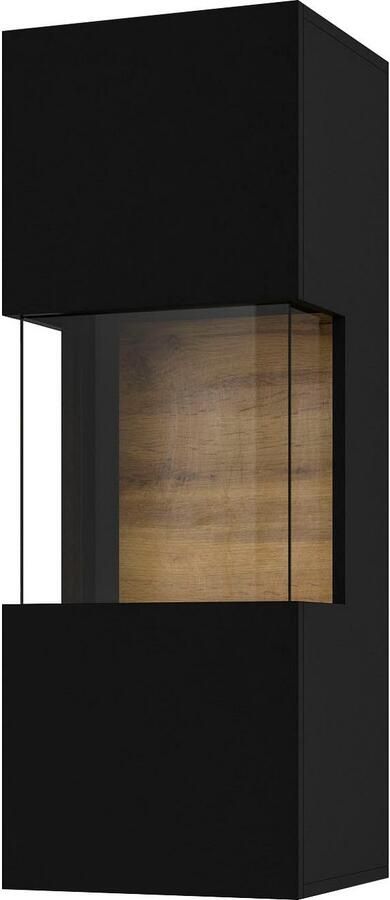 INOSIGN Hangende vitrinekast Ava breedte 36 cm hangend te monteren moderne greeploze vitrinekast hoekverglazing - Foto 5