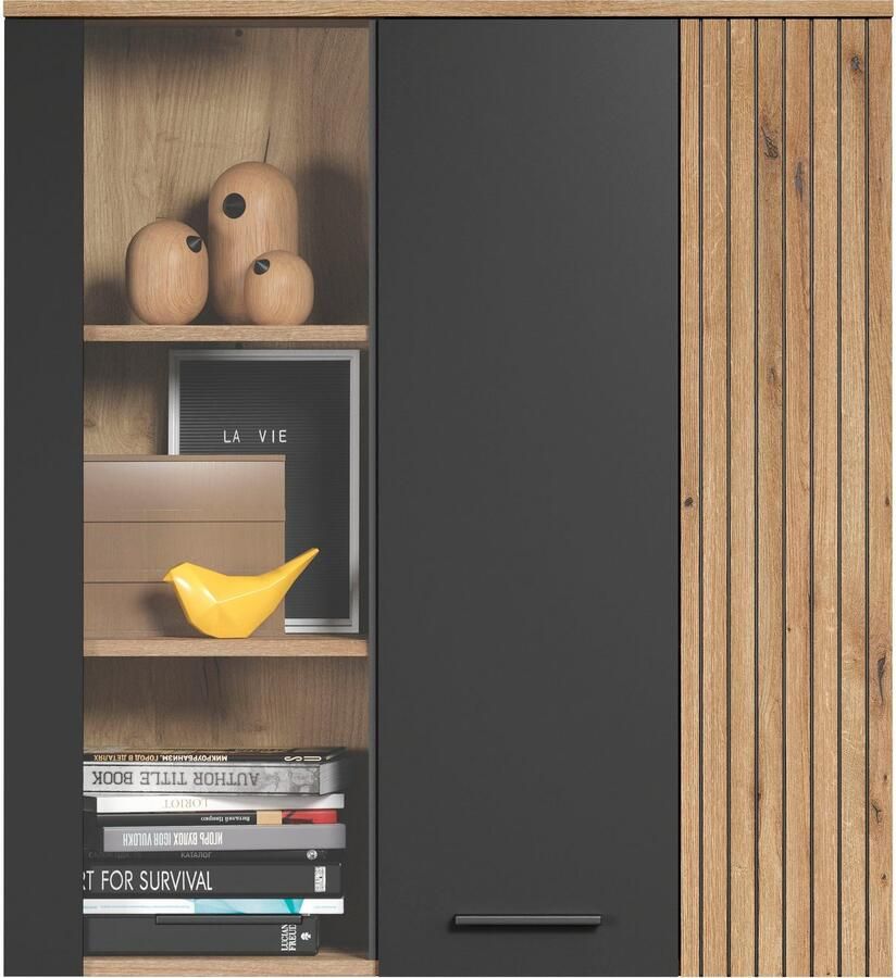 INOSIGN Hangende vitrinekast Estepona Deur met akoestisch paneel-look (1 stuk) - Foto 5