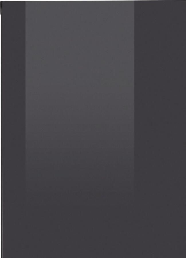 INOSIGN Hangende vitrinekast Toledo hoogte 159 cm trendy glazen vitrine met decoratieve MDF-front Vitrine met glazen front zonder verlichting veel opbergruimte hoogglans - Foto 2
