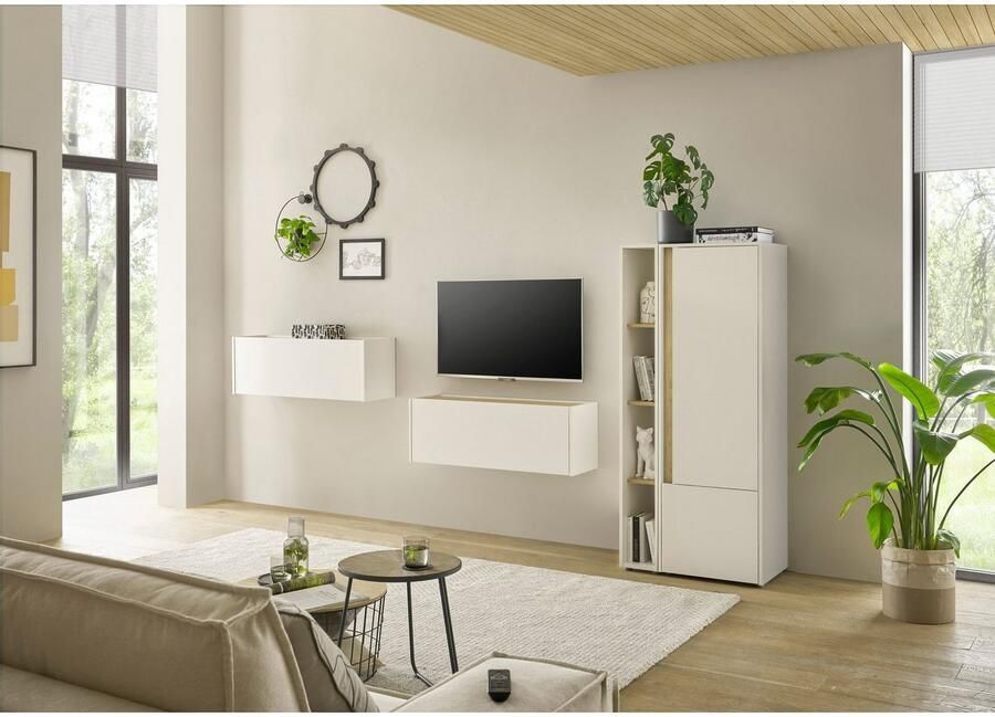 INOSIGN Multifunctionele kast GiRON CiTY wandgarderobe in vier kleuren wandkast Wandmeubel tijdloos modern gezellig thuiskantoor breedte 100 cm - Foto 2