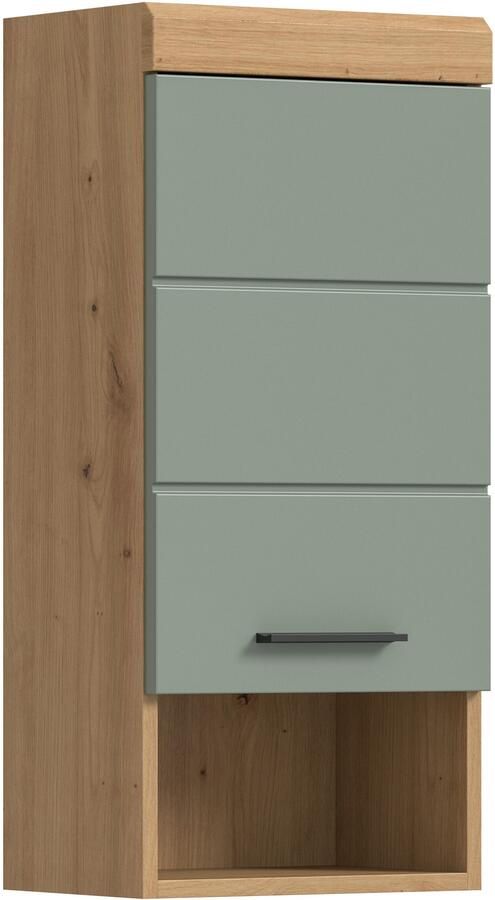 INOSIGN Hangkast Siena breedte 37 cm 1 deur 1 open vak 1 legplank MDF-front in verschillende kleuren verkrijgbaar badkamermeubels badkamerkast kast badkamer (1 stuk) - Foto 9