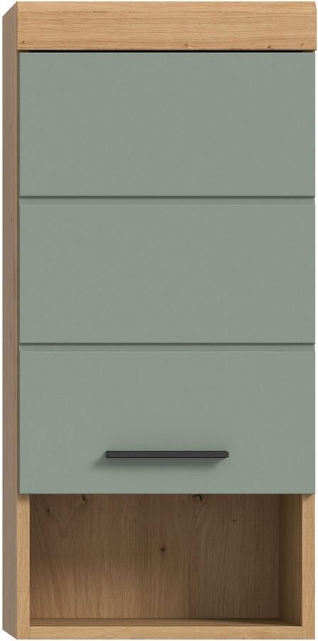 INOSIGN Hangkast Siena breedte 37 cm 1 deur 1 open vak 1 legplank MDF-front in verschillende kleuren verkrijgbaar badkamermeubels badkamerkast kast badkamer (1 stuk) - Foto 7