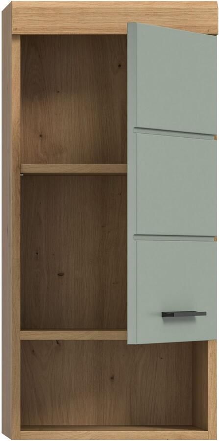 INOSIGN Hangkast Siena breedte 37 cm 1 deur 1 open vak 1 legplank MDF-front in verschillende kleuren verkrijgbaar badkamermeubels badkamerkast kast badkamer (1 stuk) - Foto 8