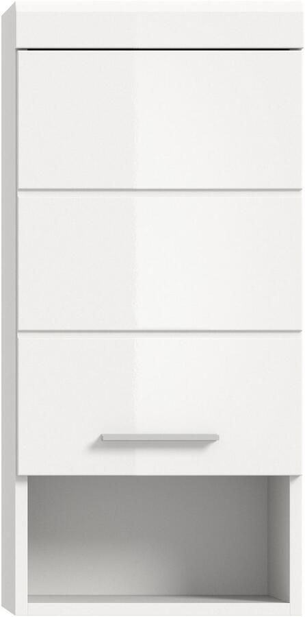 INOSIGN Hangkast Siena breedte 37 cm 1 deur 1 open vak 1 legplank MDF-front in verschillende kleuren verkrijgbaar badkamermeubels badkamerkast kast badkamer (1 stuk) - Foto 8