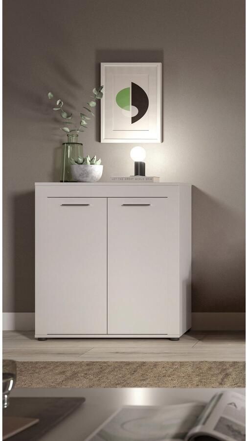 INOSIGN Highboard Aosta Hoogte 88 cm in verschillende kleuren met 2 deuren en 3 vakken woonkamer commode kast - Foto 5