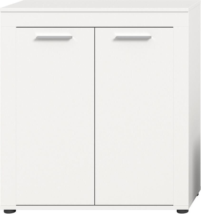 INOSIGN Highboard Aosta Hoogte 88 cm in verschillende kleuren met 2 deuren en 3 vakken woonkamer commode kast