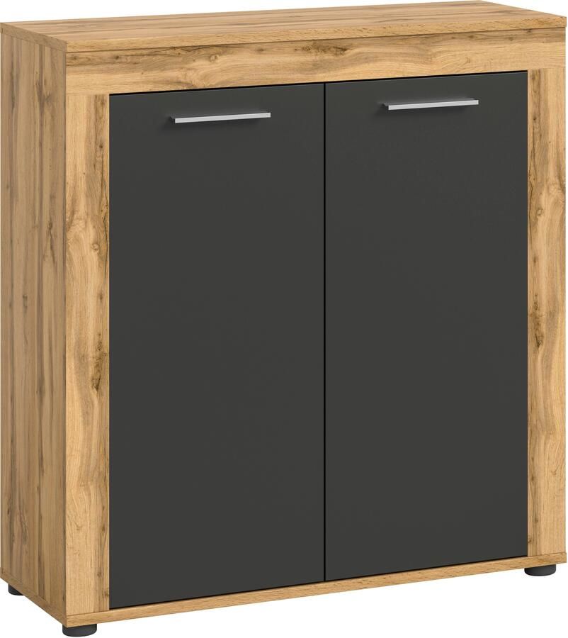 INOSIGN Highboard Aosta Hoogte 88 cm in verschillende kleuren met 2 deuren en 3 vakken woonkamer commode kast - Foto 6