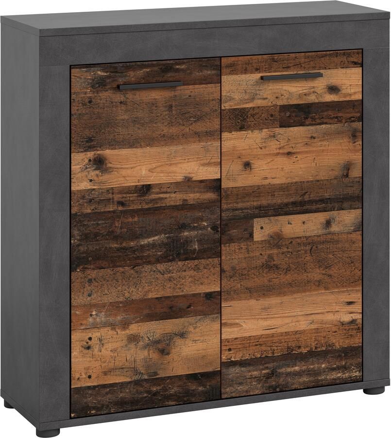 INOSIGN Highboard Aosta Hoogte 88 cm in verschillende kleuren met 2 deuren en 3 vakken woonkamer commode kast - Foto 7